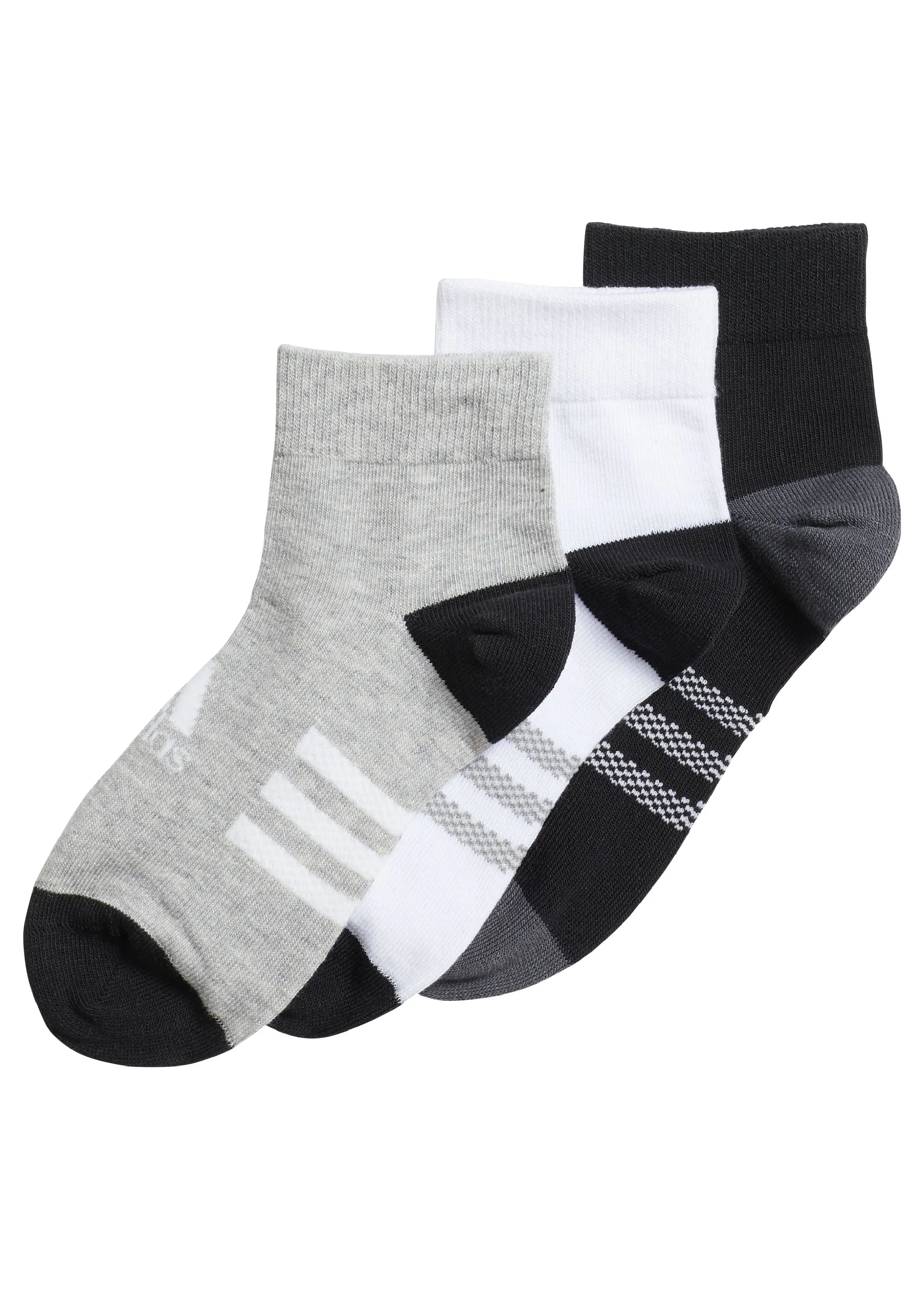 Adidas Kids Ankle Socks 3 Pack <br> IB0338