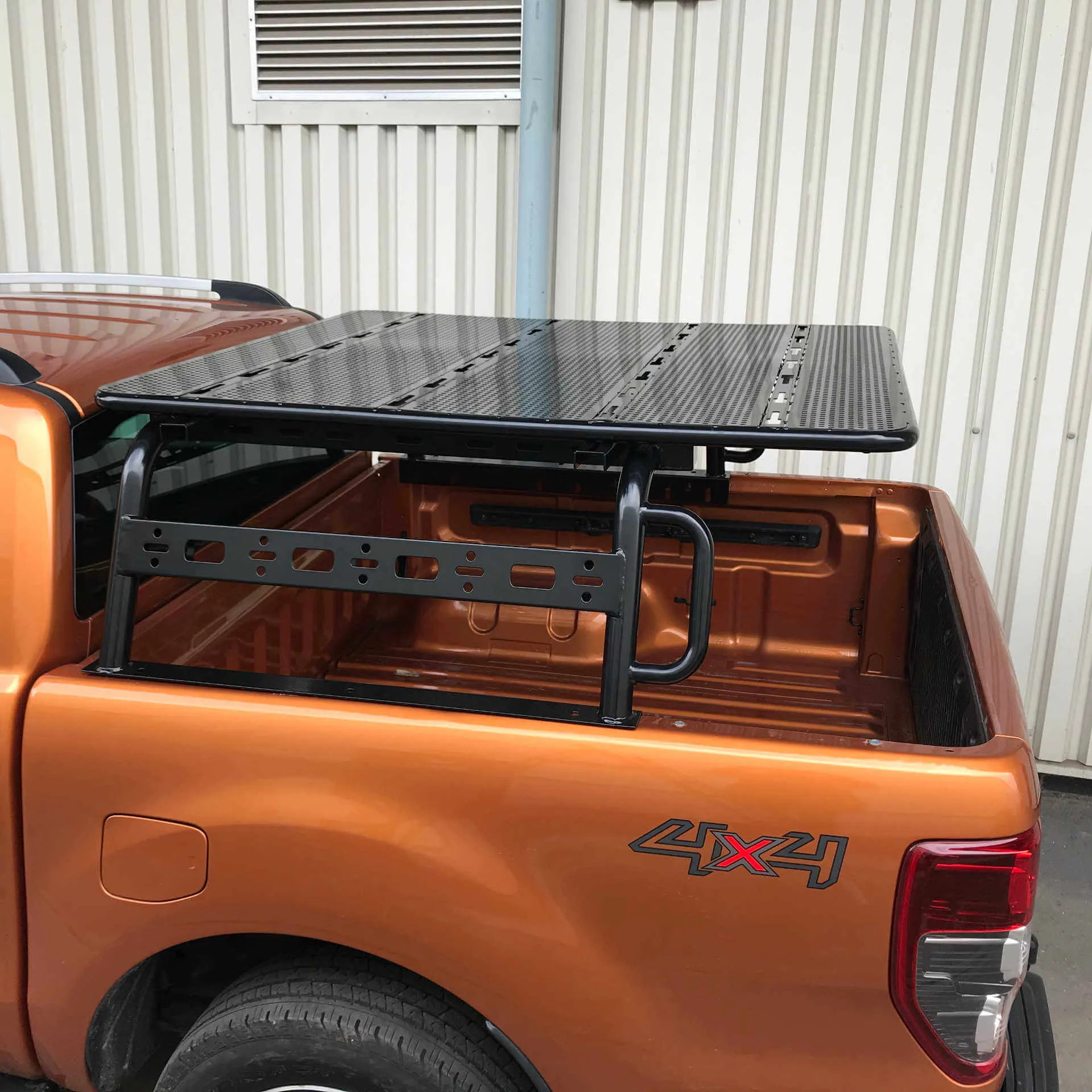 Adjustable Load Bed Cargo Frame with Flat Rack for Isuzu D-Max 2007-2012