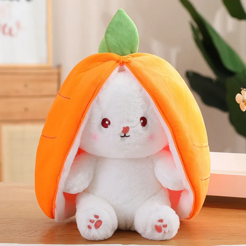 Adorable Carrot Bunny Plush Toy