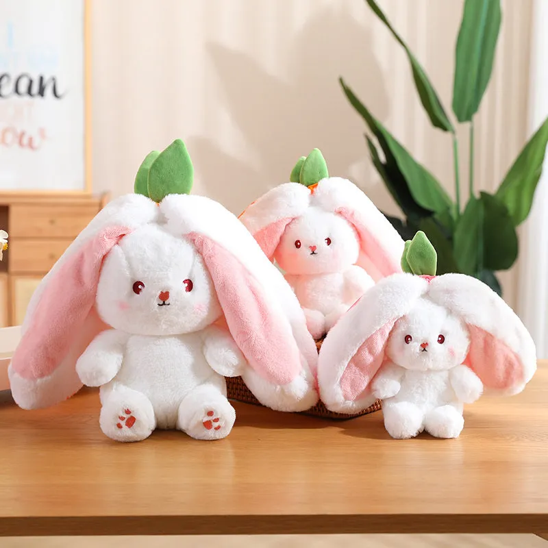 Adorable Carrot Bunny Plush Toy