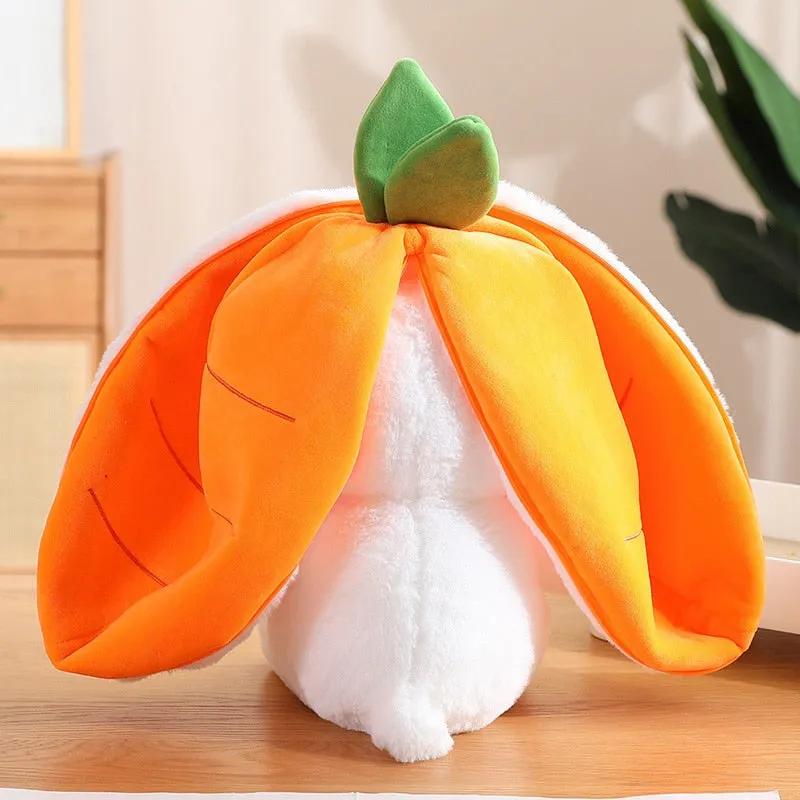 Adorable Carrot Bunny Plush Toy