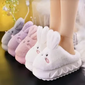 Adorable Platform Bunny Slippers