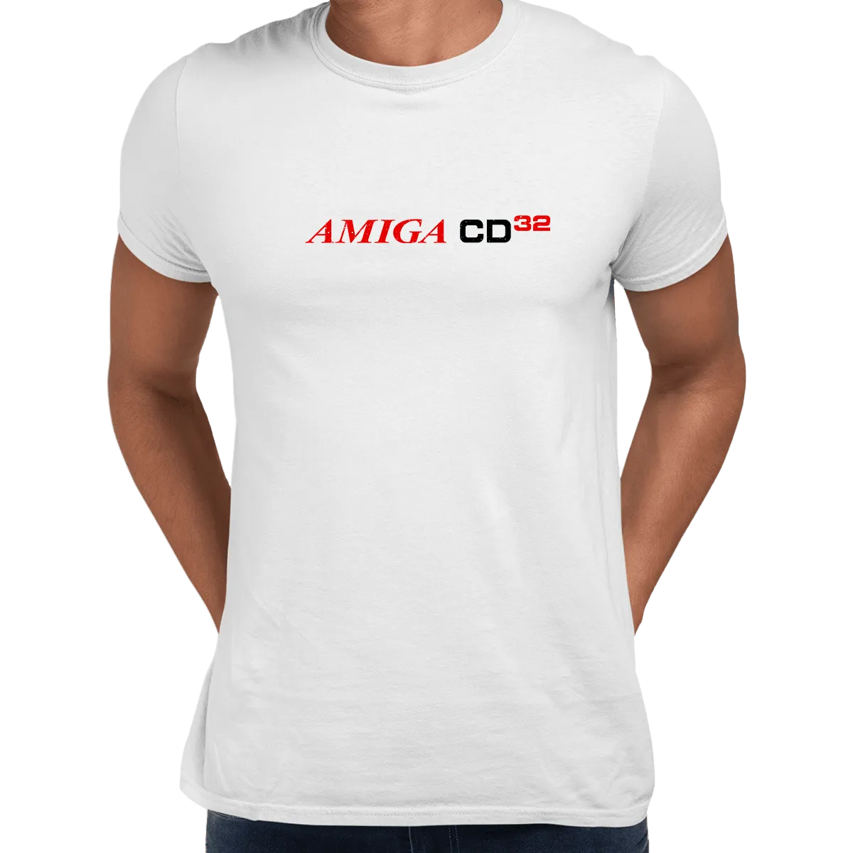 Amiga CD 32 Retro Game Console Arcade Unisex T-Shirts OLD SKOOL Fast Delivery