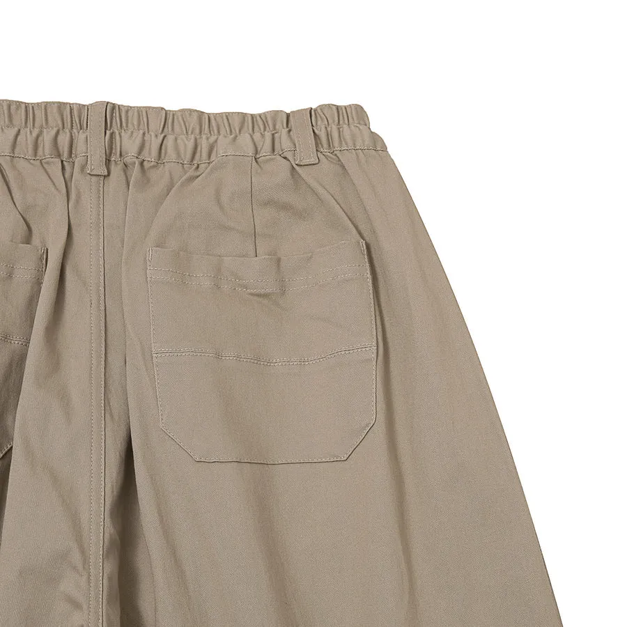 A[S]USL KIDS SIGNATURE PANTS-LIGHT BEIGE