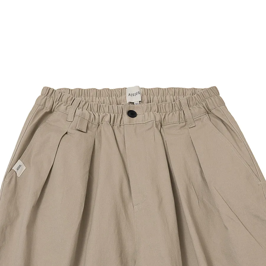 A[S]USL KIDS SIGNATURE PANTS-LIGHT BEIGE