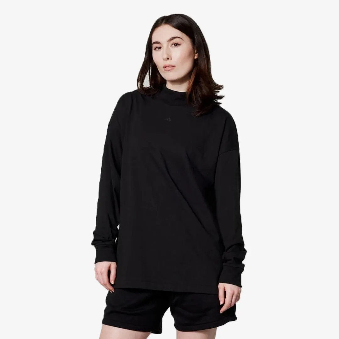 BASKETBALL LONG-SLEEVED T-SHIRT (GENDER-FREE) 'BLACK'