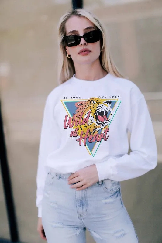 BE YOUR OWN HERO GRAPHIC SWEATSHIRT