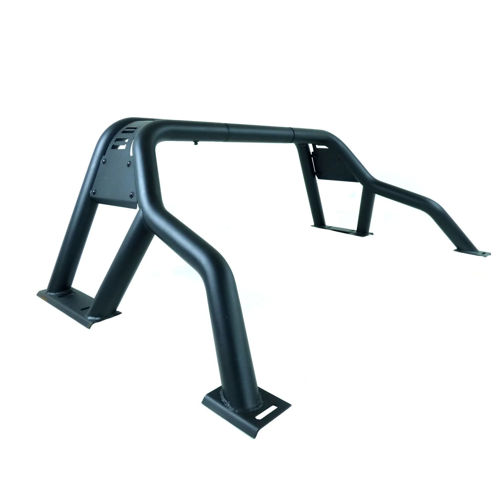 Black Short Arm Roll Sports Bar for the Isuzu D-Max 2012-2020