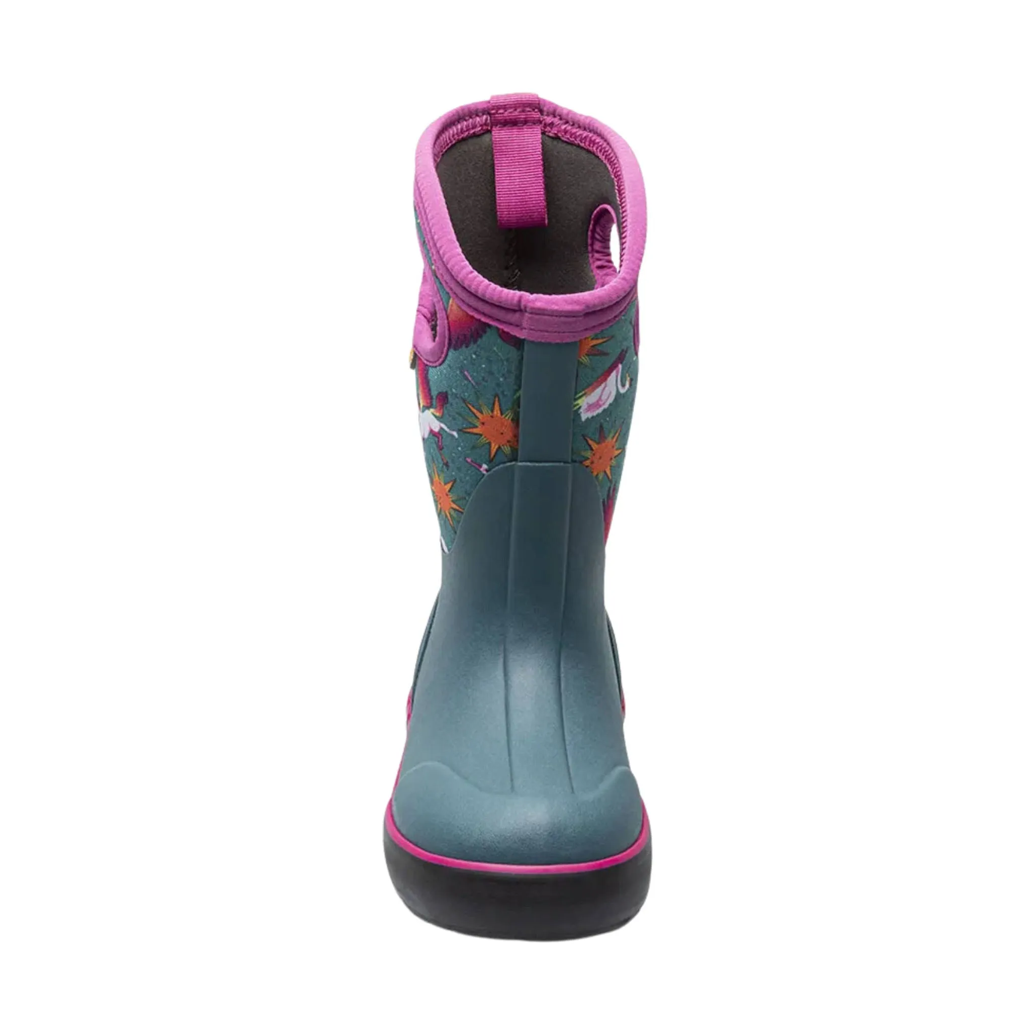 Bogs Kids' Classic II Space Pegasus Waterproof Winter Boots - Teal Multi