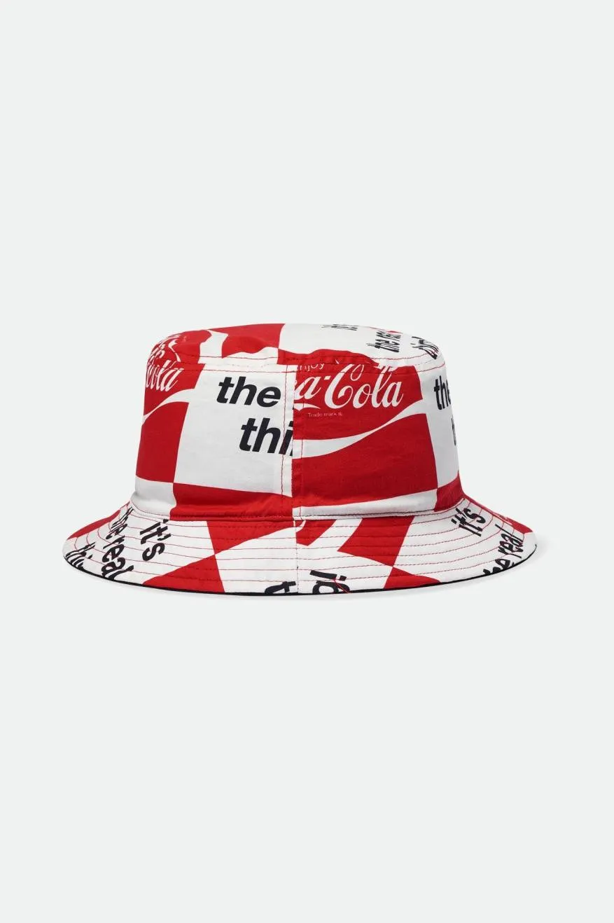 Coca-Cola Good Day Reversible Bucket Hat  - Coke Red/Black