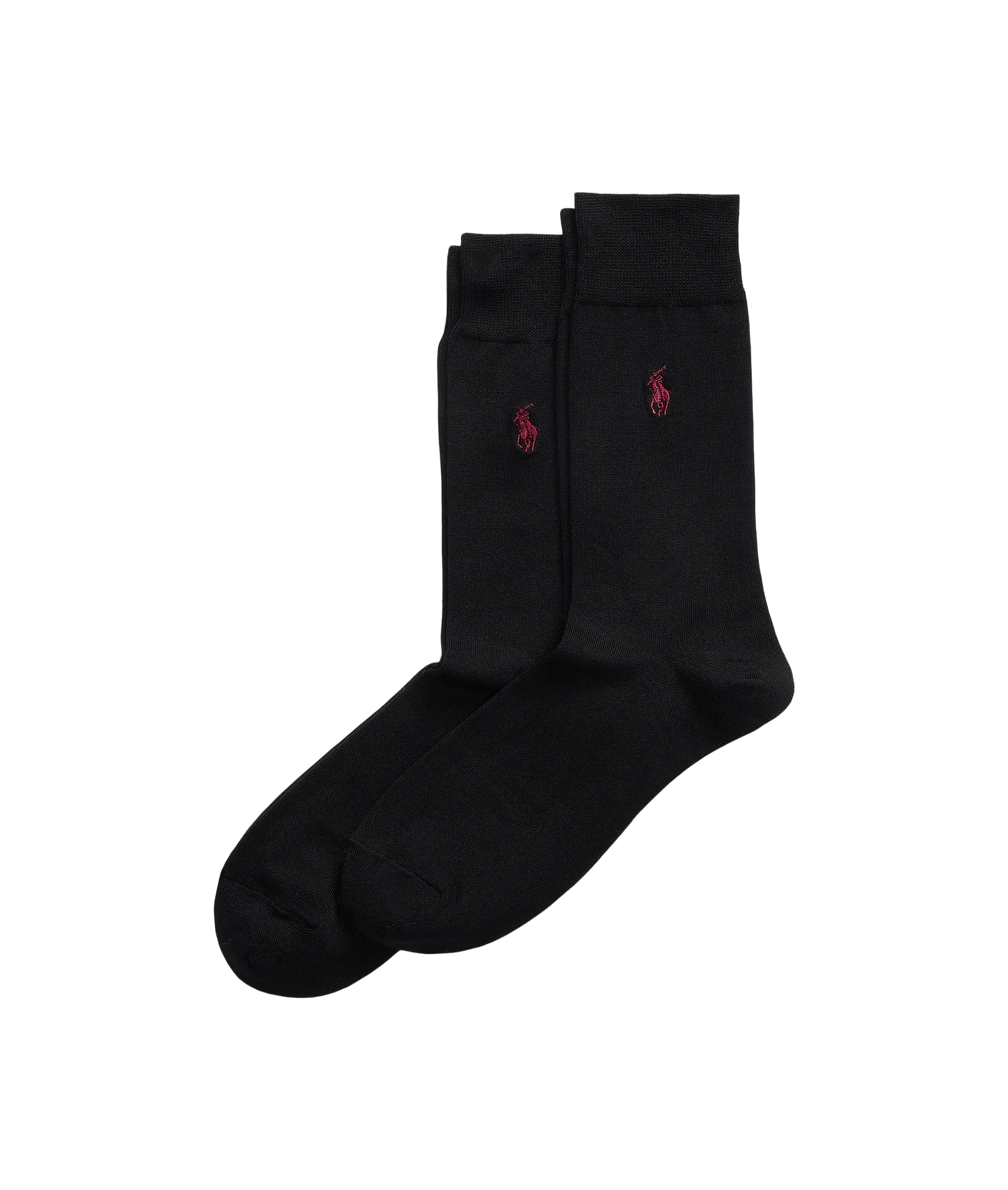 Cotton-blend Dress Sock 2-pack - Black