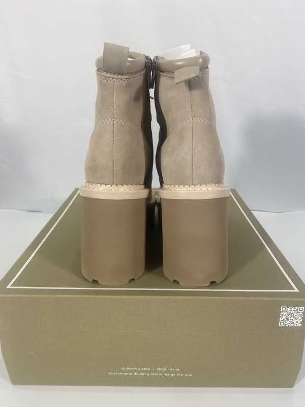 DOMMIE BOOTS TAUPE SUEDE - re:vita