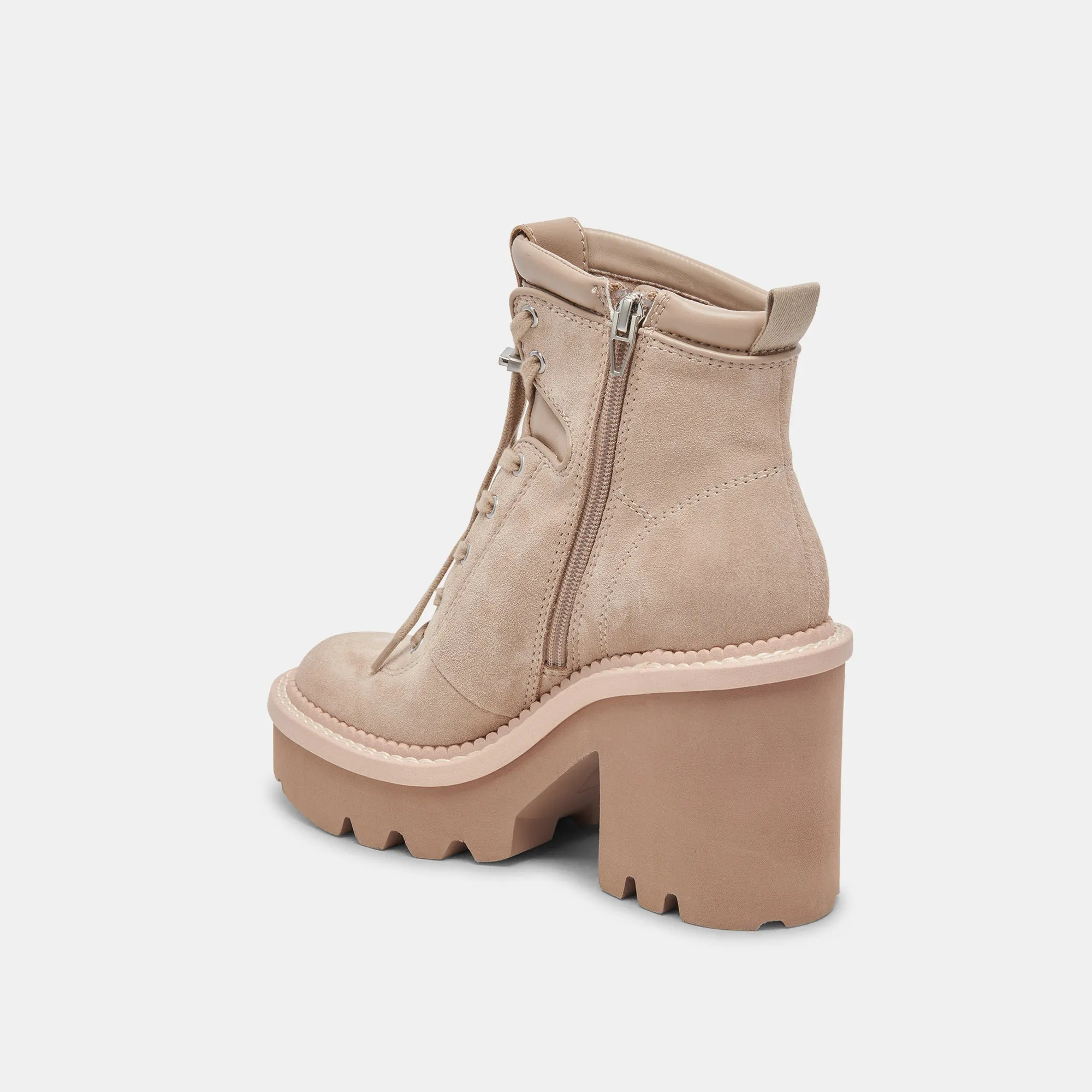 DOMMIE BOOTS TAUPE SUEDE - re:vita