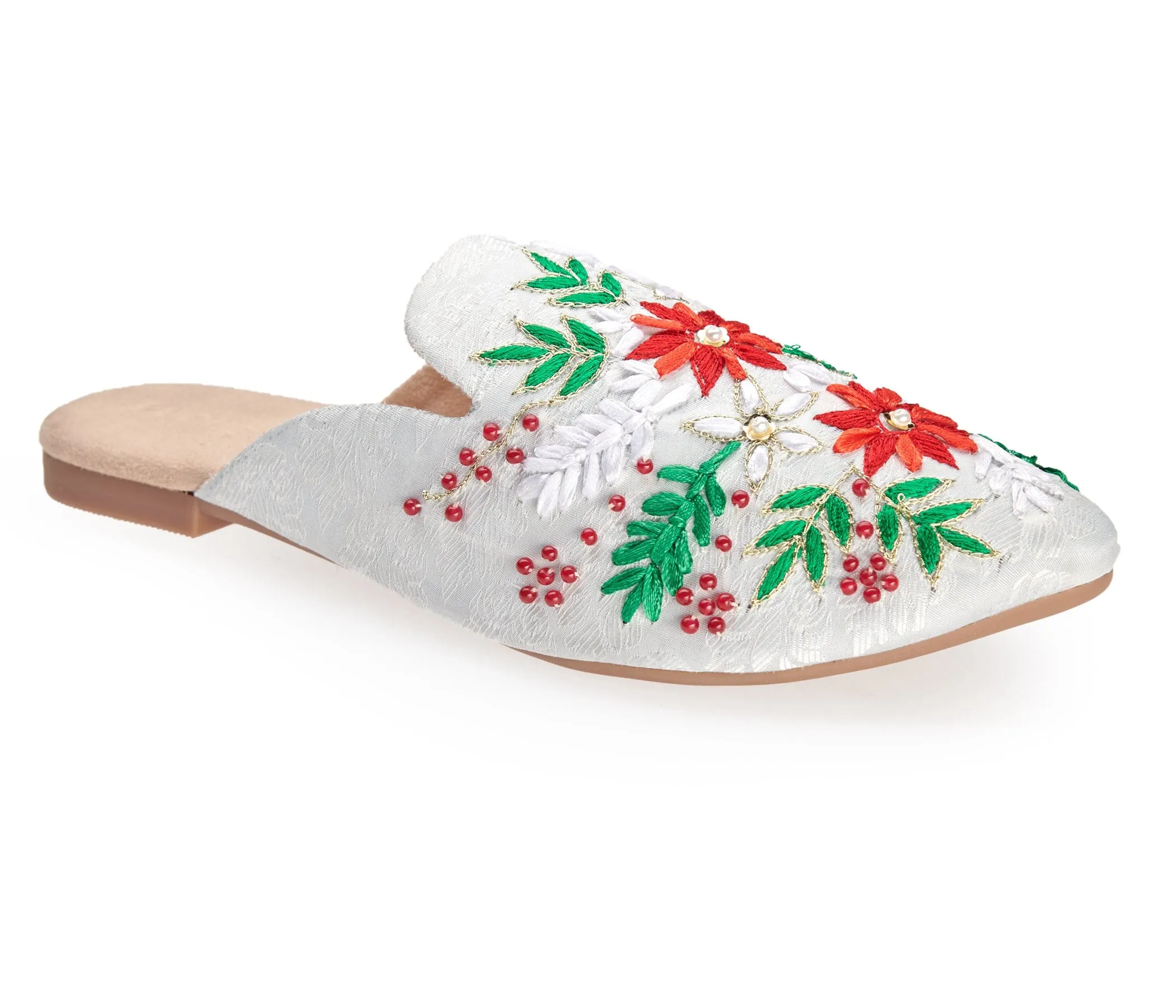 Festive Snowflake Mules