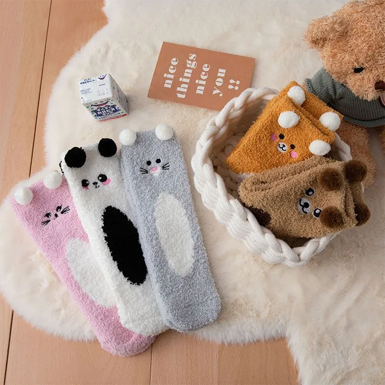 Forest Friend Animal Winter Socks MK18752