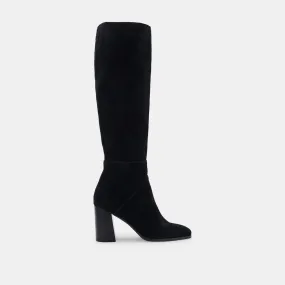 FYNN BOOTS BLACK SUEDE - re:vita