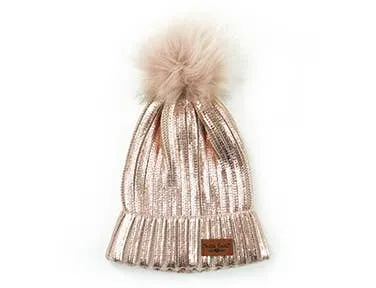 Glacier Knit Pom Hat