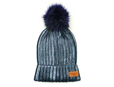 Glacier Knit Pom Hat