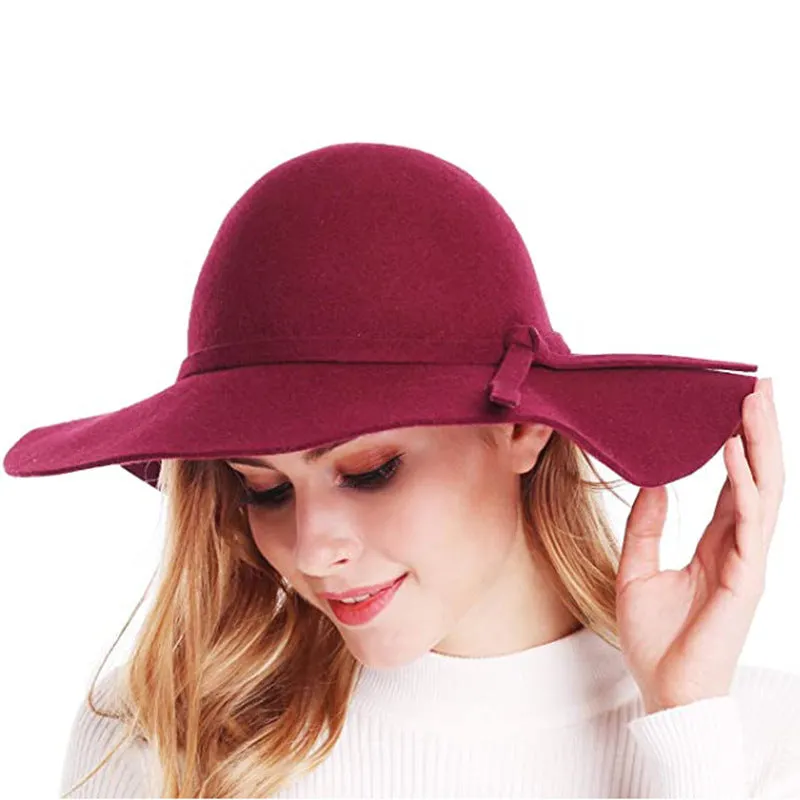 Haute Edition Women's Felt Floppy Hat