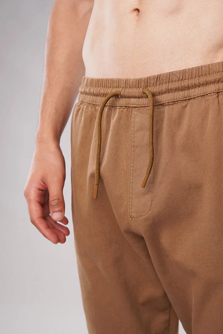 Jogger Pants - Camel Brown