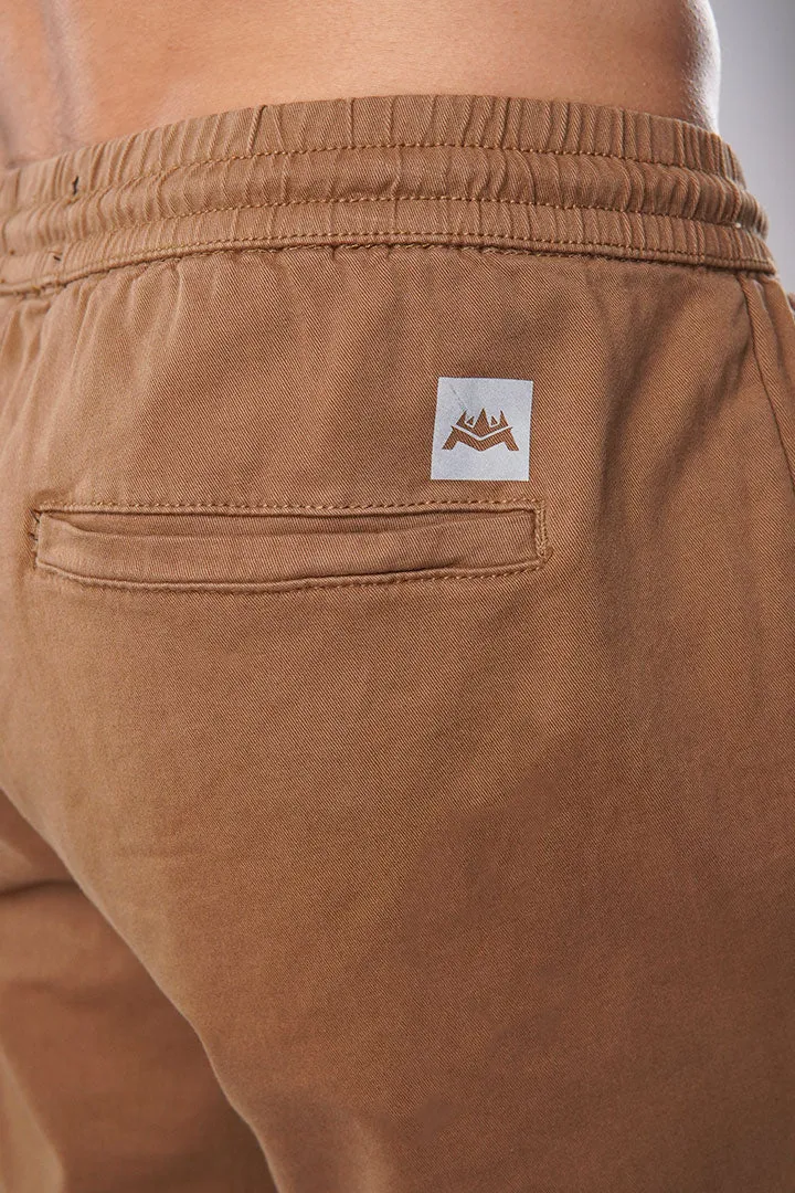 Jogger Pants - Camel Brown