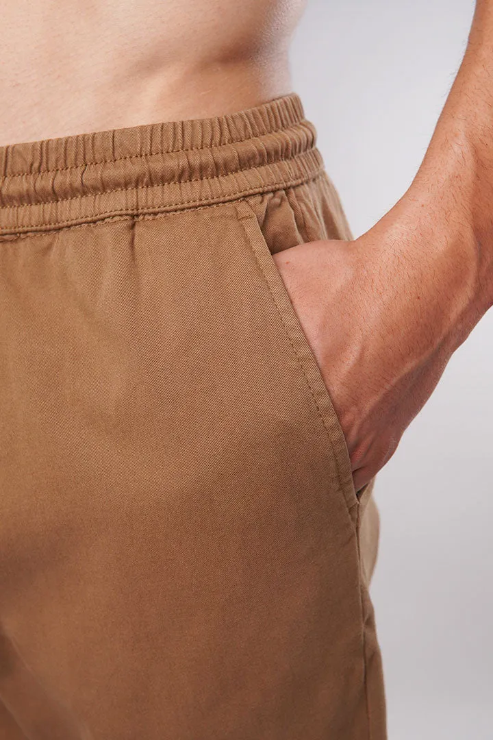 Jogger Pants - Camel Brown