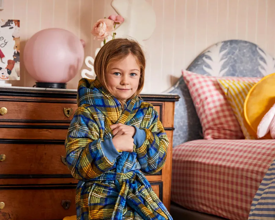 Kip & Co KIDS | Cosy Tartan Kuddle Kids Robe