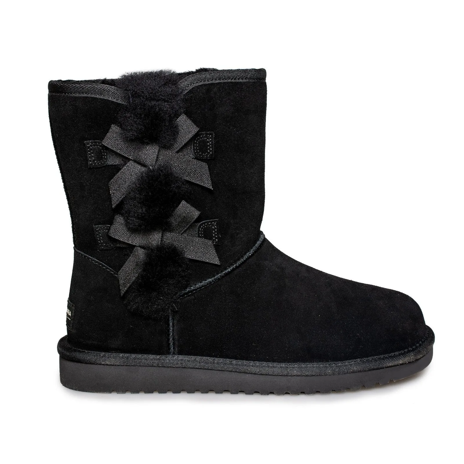 Koolaburra By UGG Victoria Short Black Boots - Youth