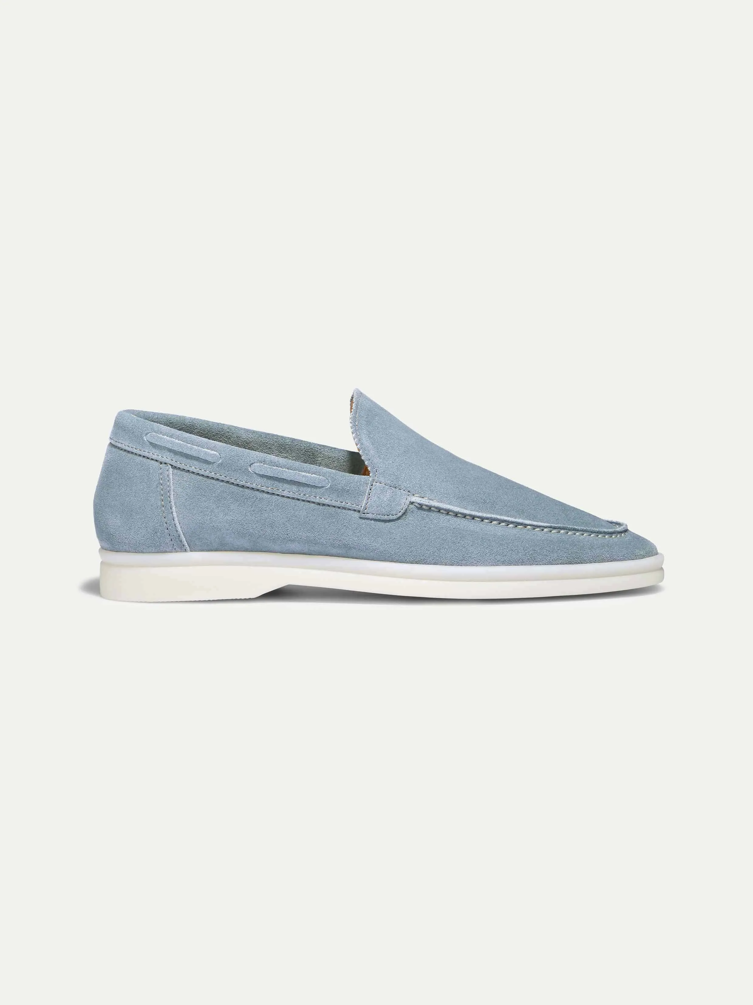 Lady Light Blue Yacht Loafers