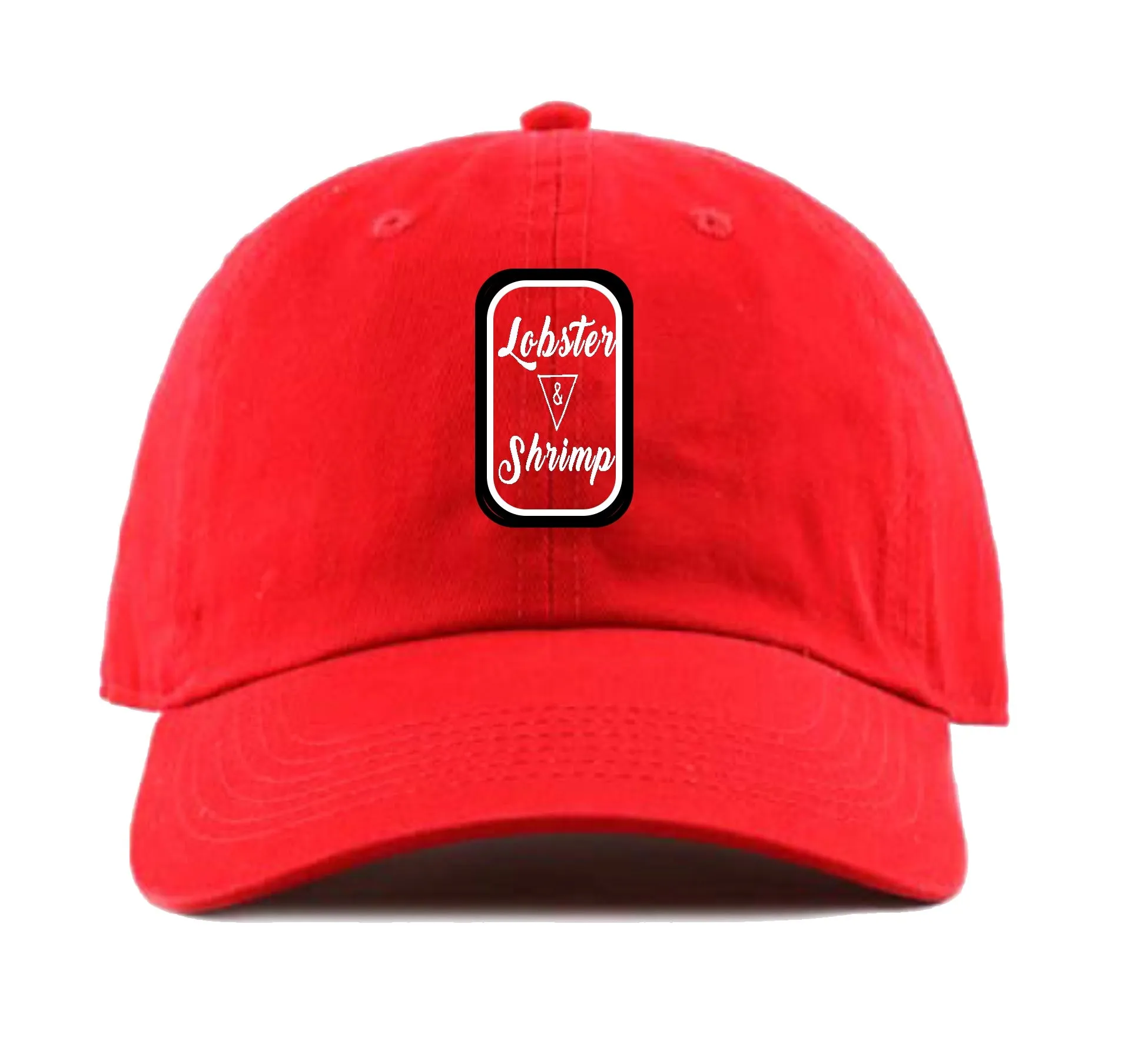 Lobster & Shrimp Dad Hat (Red)