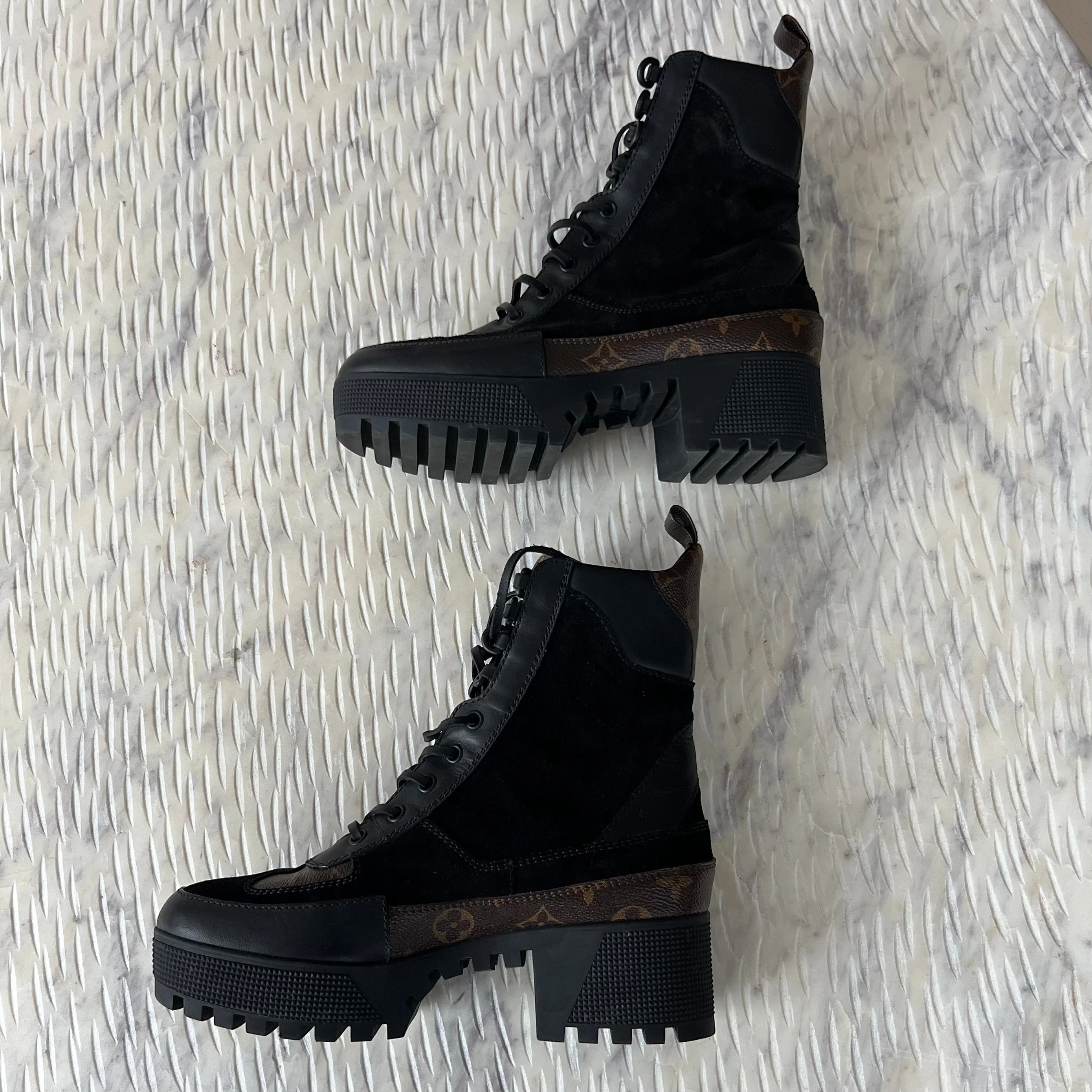 Louis Vuitton Platform Desert Boots