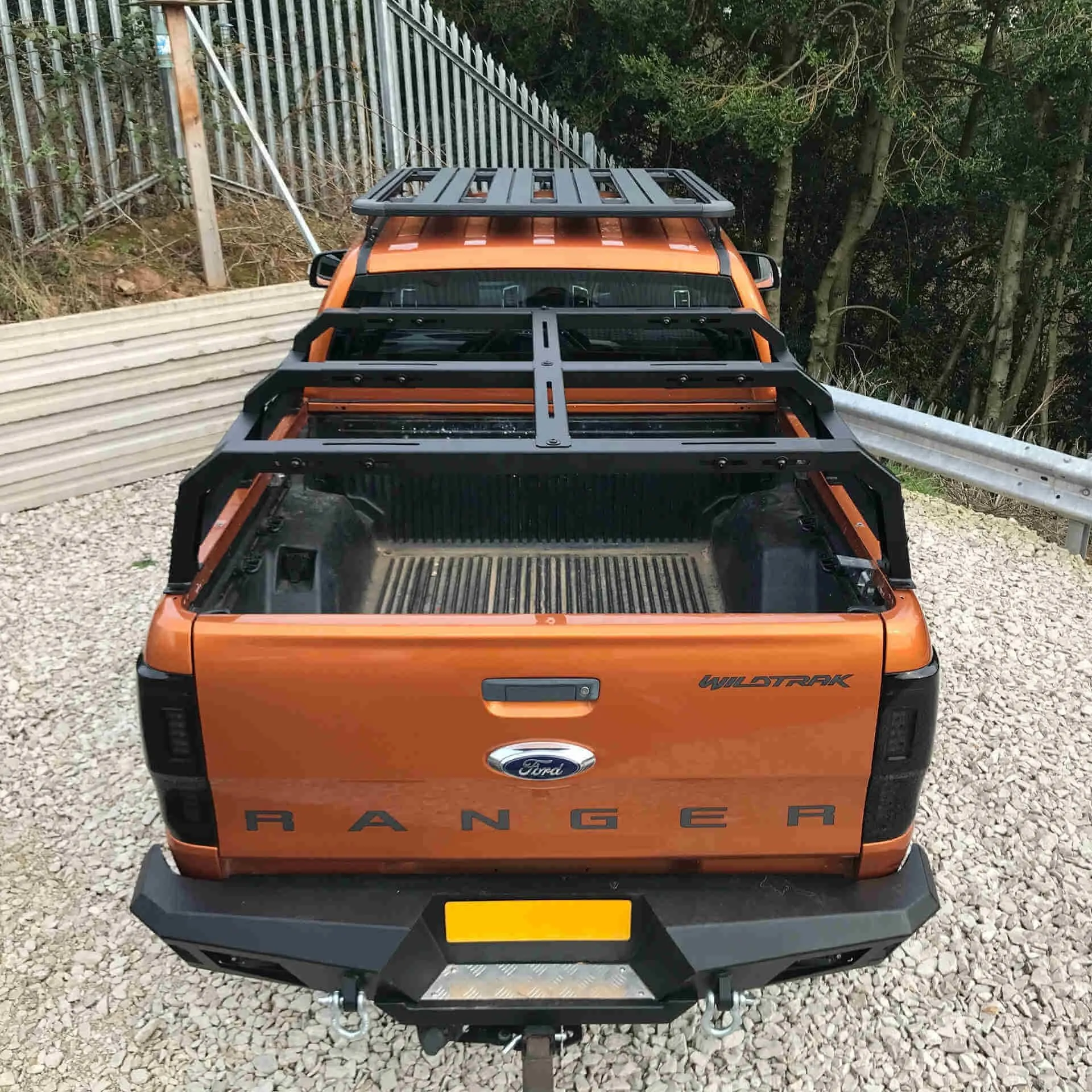 Low Height Adjustable Load Bed Roof Tent Cargo Frame Rack for Volkswagen Amarok