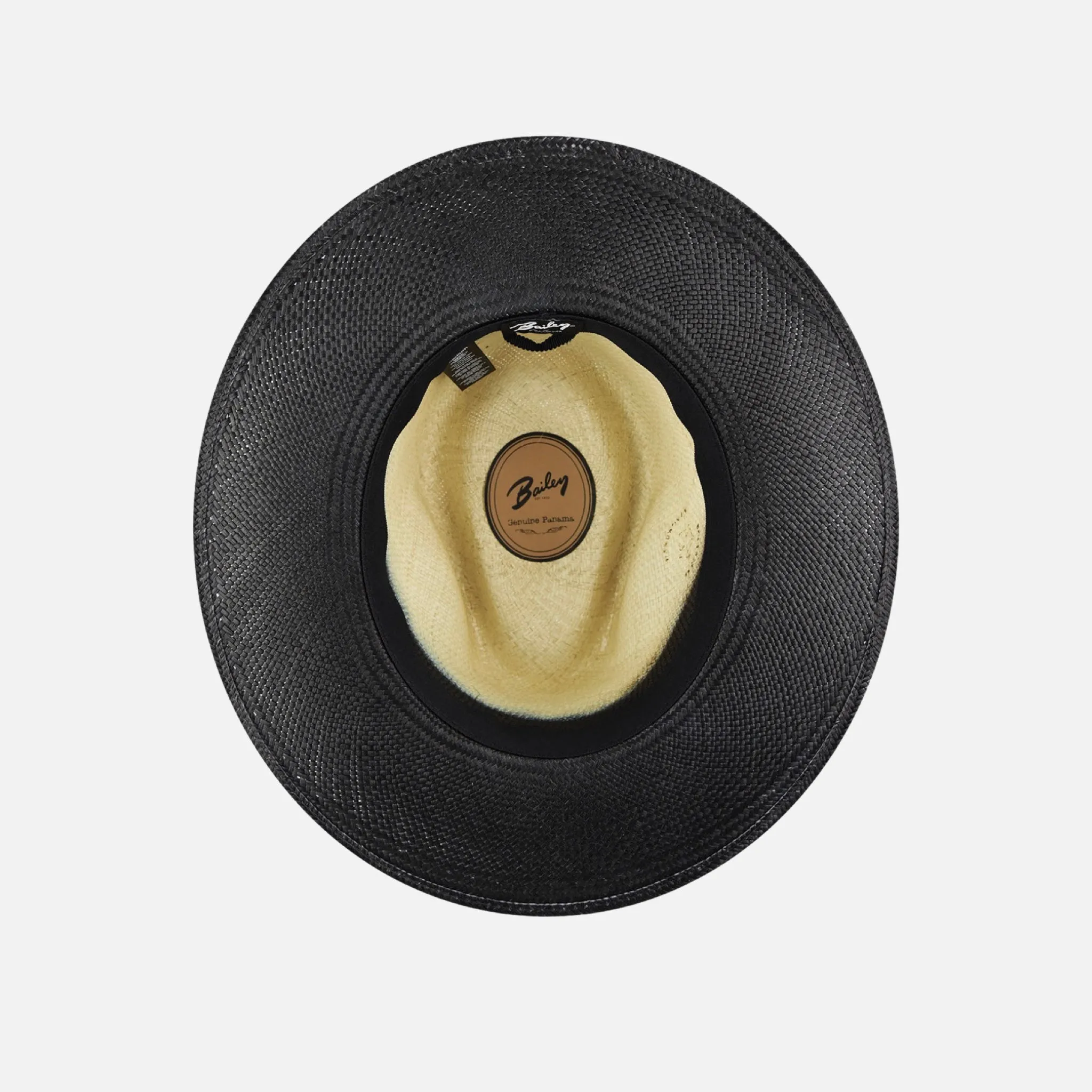 Men’s Black Panama Fedora Rask