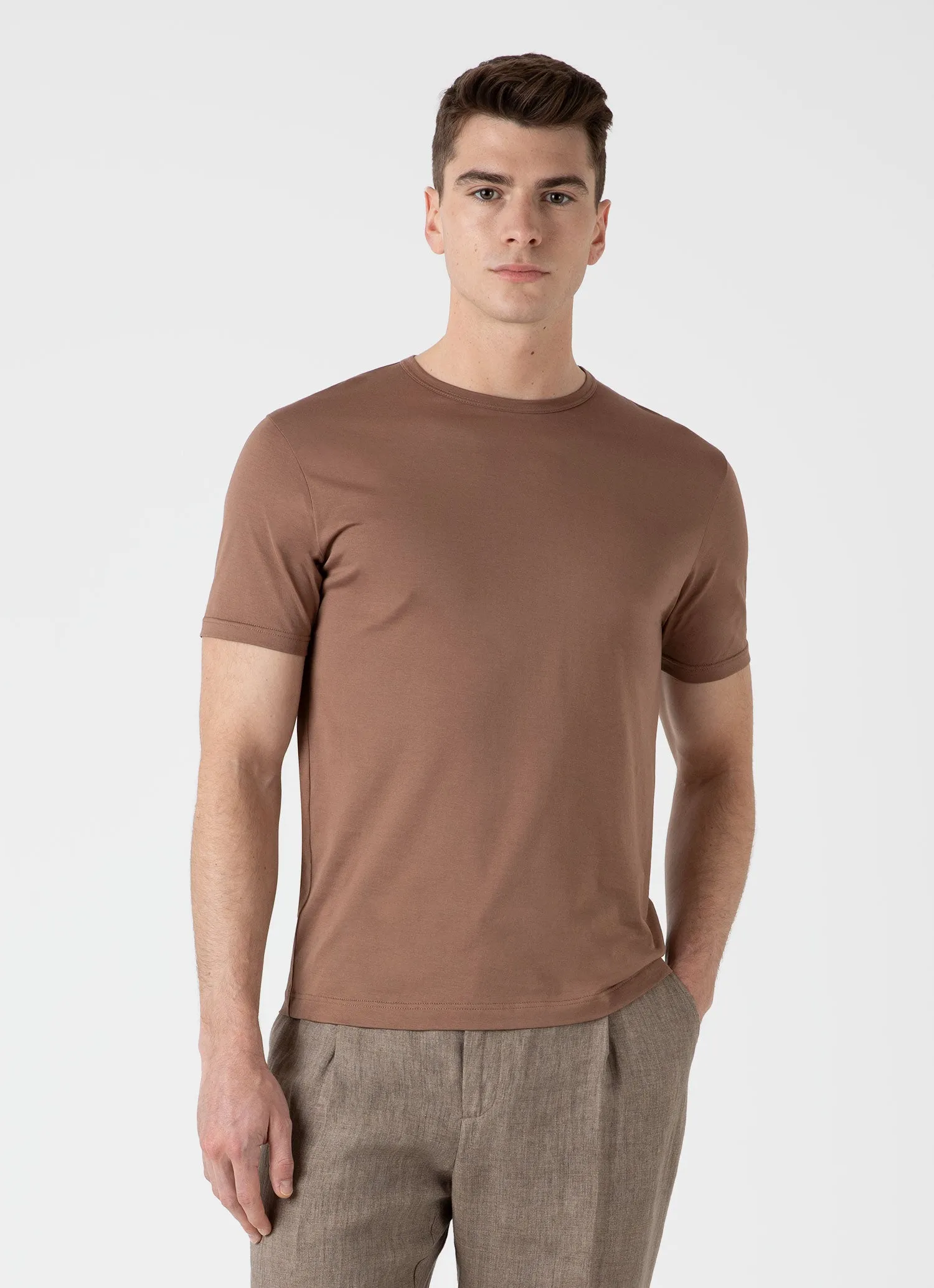 Men's Classic T-shirt in Dark Sand