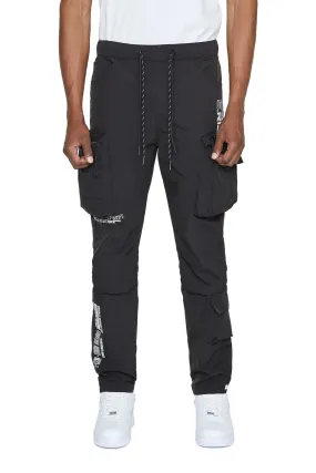 Men's Nylon Print Cargo Pants