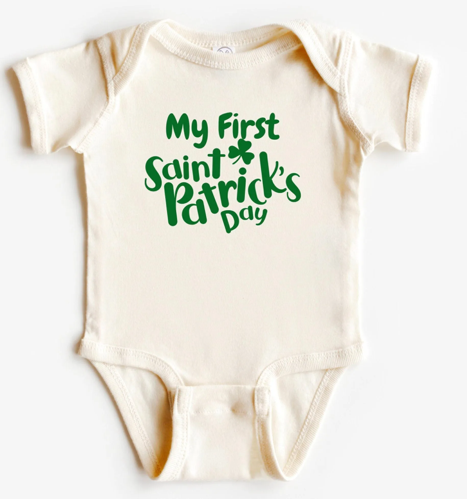 My First San Patrick Day Onesie neutral bodysuit, Neutral bodysuit Baby Girl Onesie