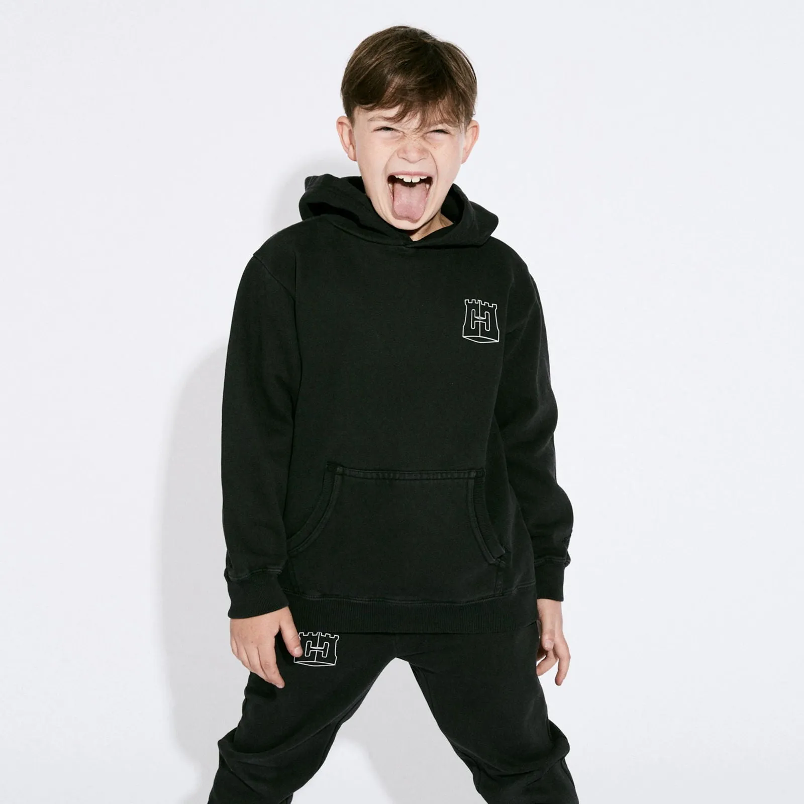 Neo Castles Monogram Kids Washed Sweatpant