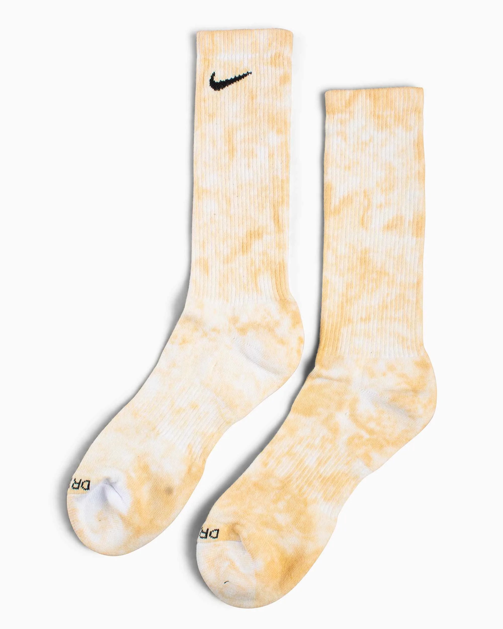 Nike Everyday Plus Cushioned Tie-Dye Crew Socks Brown (2 Pack)