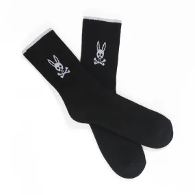 Psycho Bunny Mens Socks III - Black