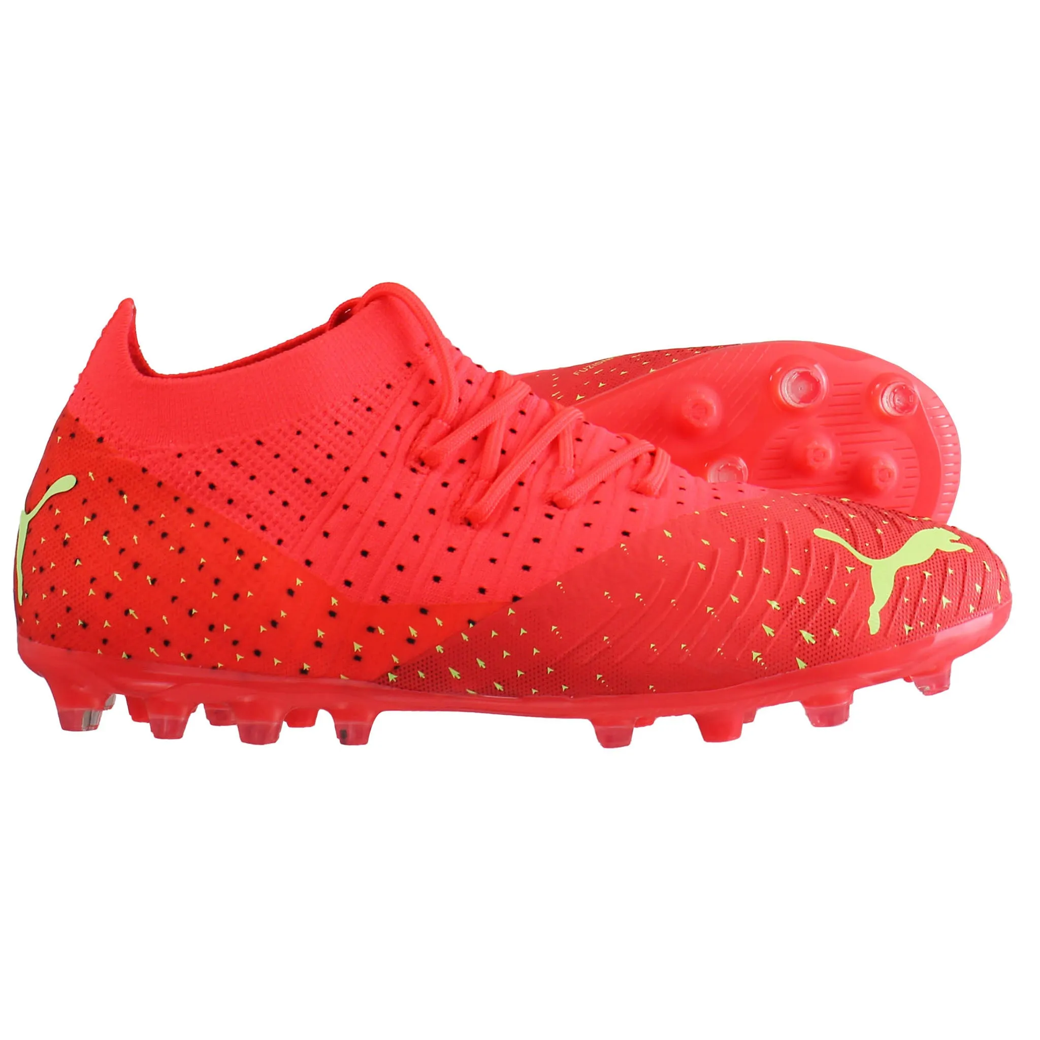 Puma Future Z 3.4 MG GS Red Kids Football Boots