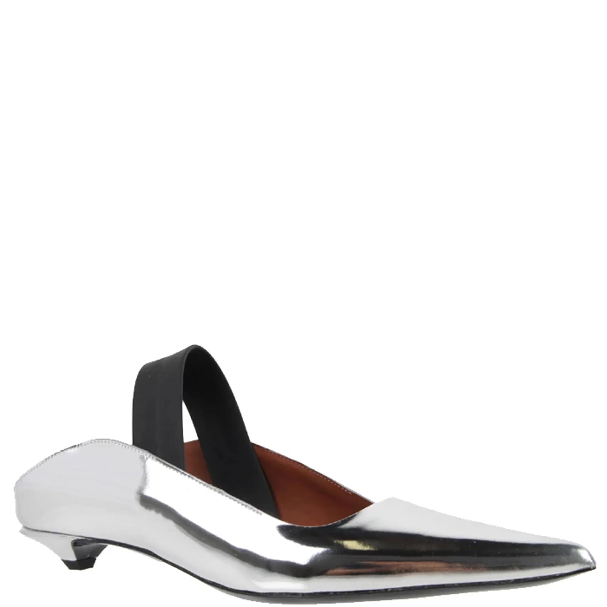 Slingback Wave Pump Nappa, Silver