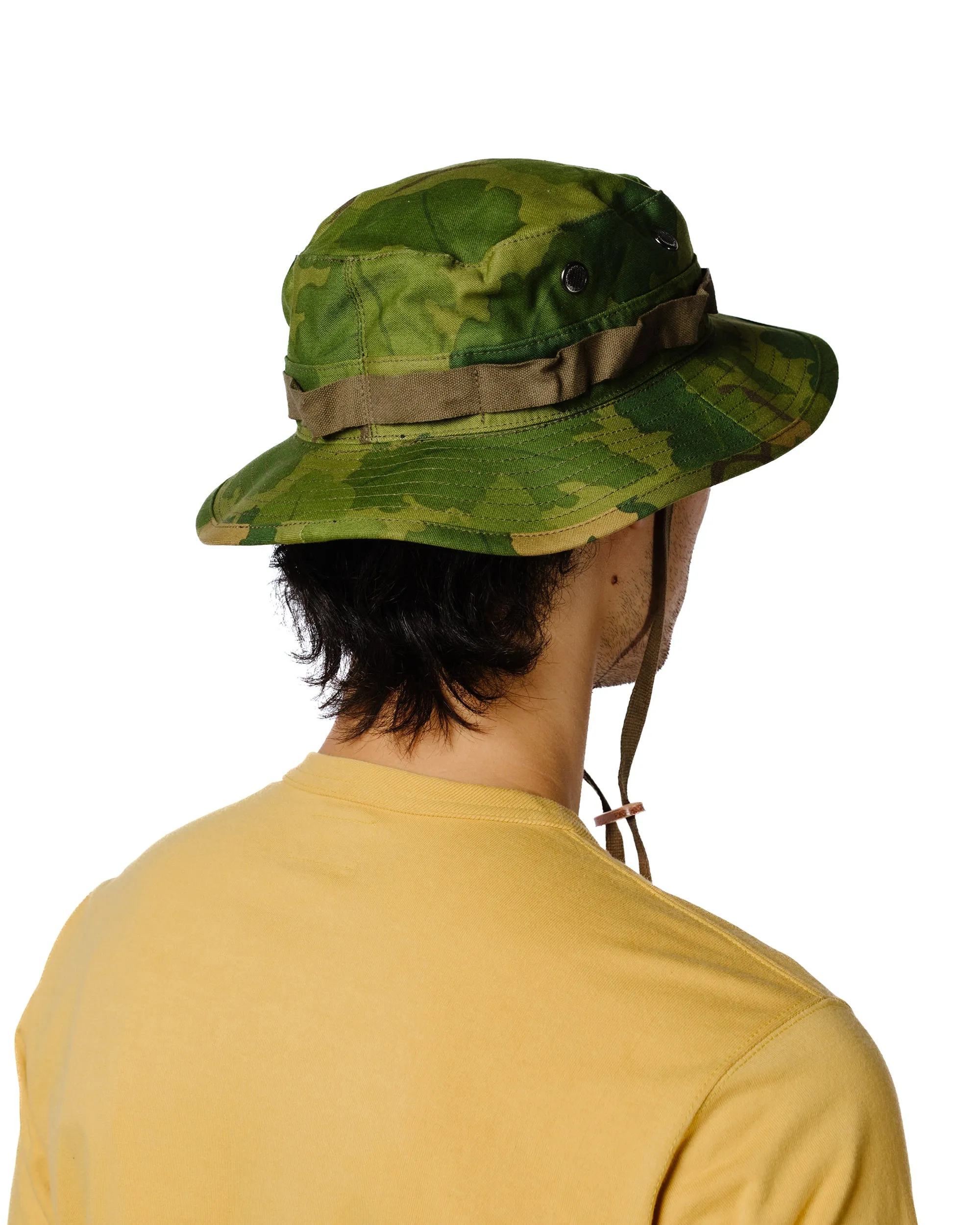 The Real McCoy's MA23004 Camouflage Boonie Hat / Mitchell Pattern Green