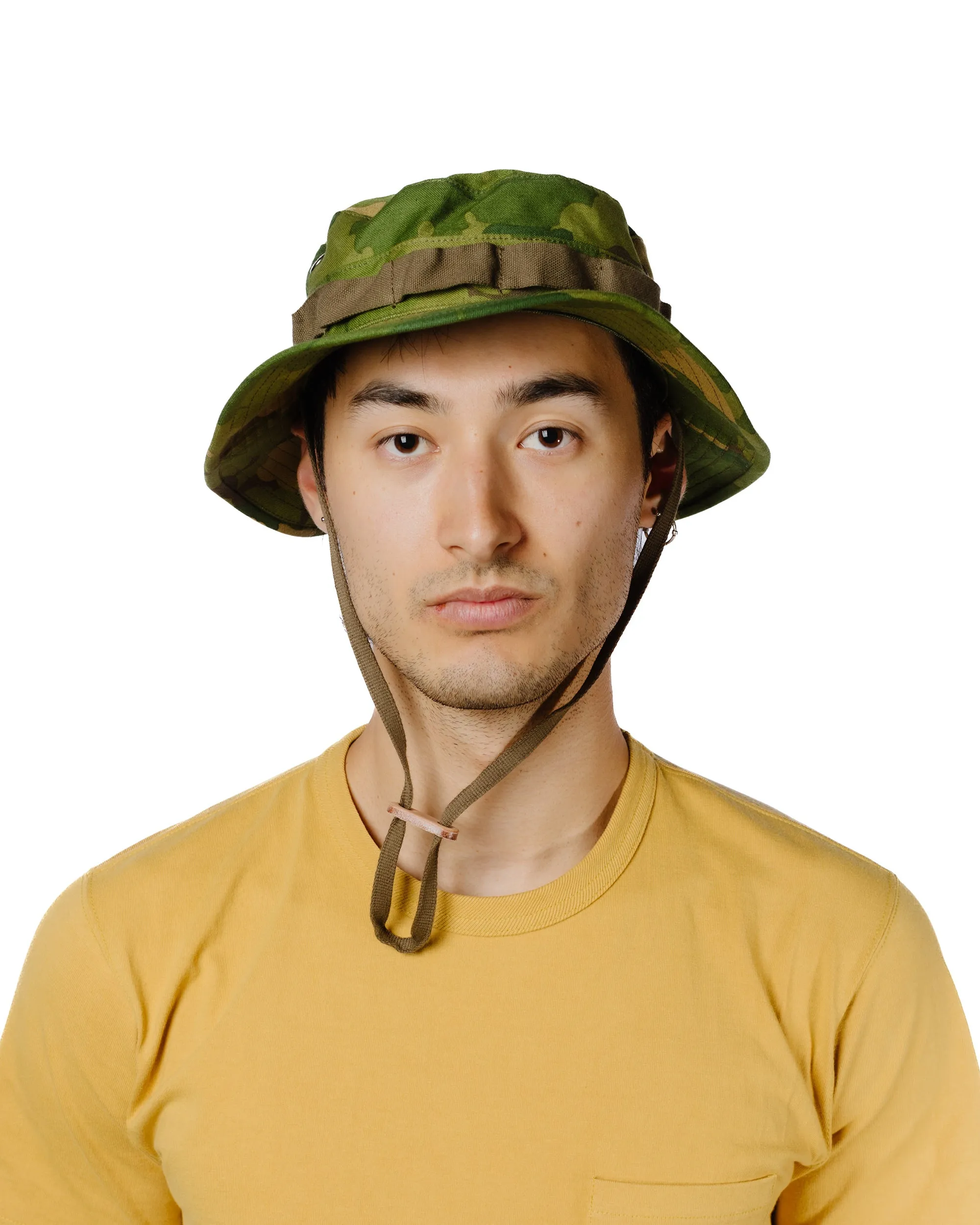 The Real McCoy's MA23004 Camouflage Boonie Hat / Mitchell Pattern Green