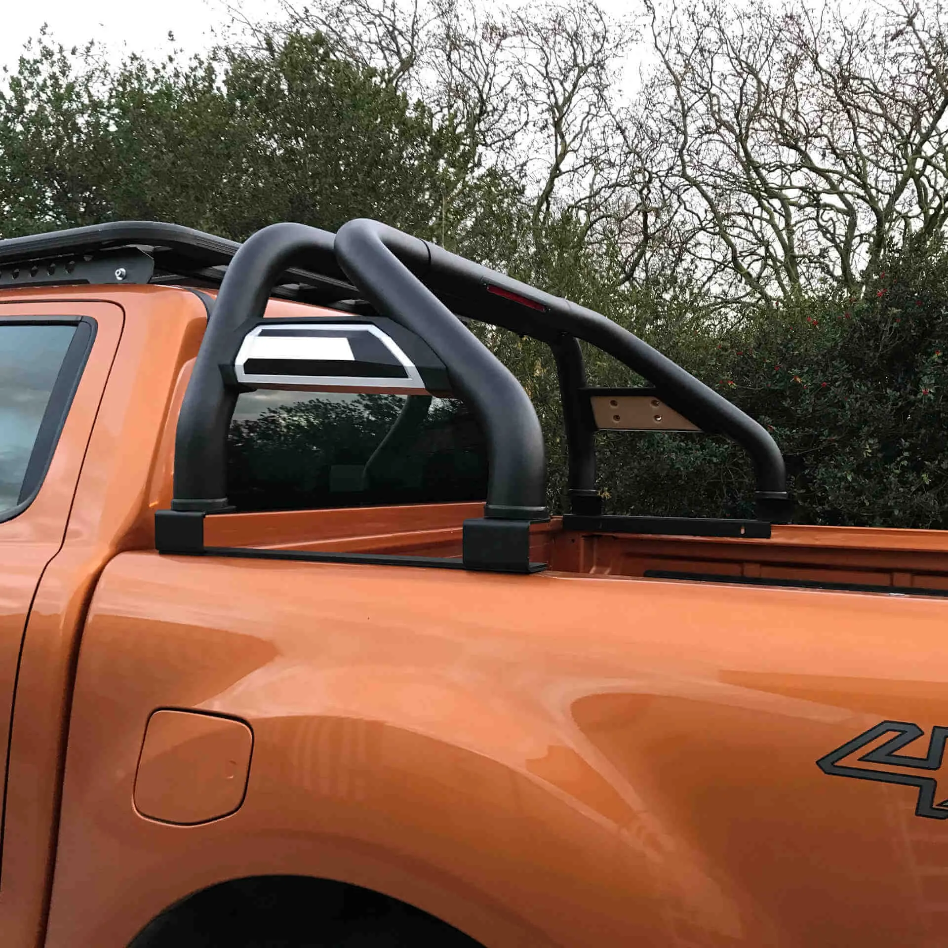 Tonneau Cover Compatible Side Infill Roll Sports Bar for Ford Ranger 2006-2012