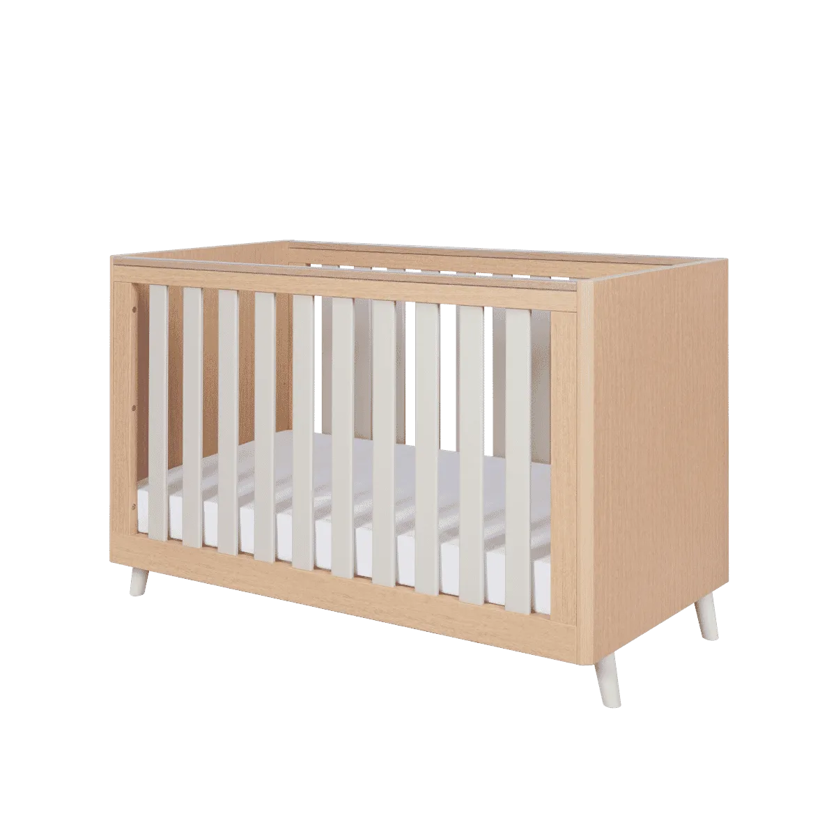 Tutti Bambini Fika 3pc Room Set - Light Oak/White Sand