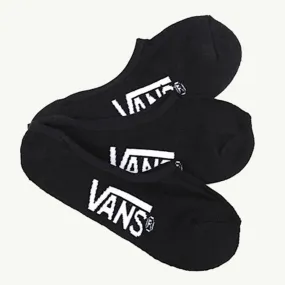 VANS CL SUPER NO SHOW SOCKS BLACK 3PK