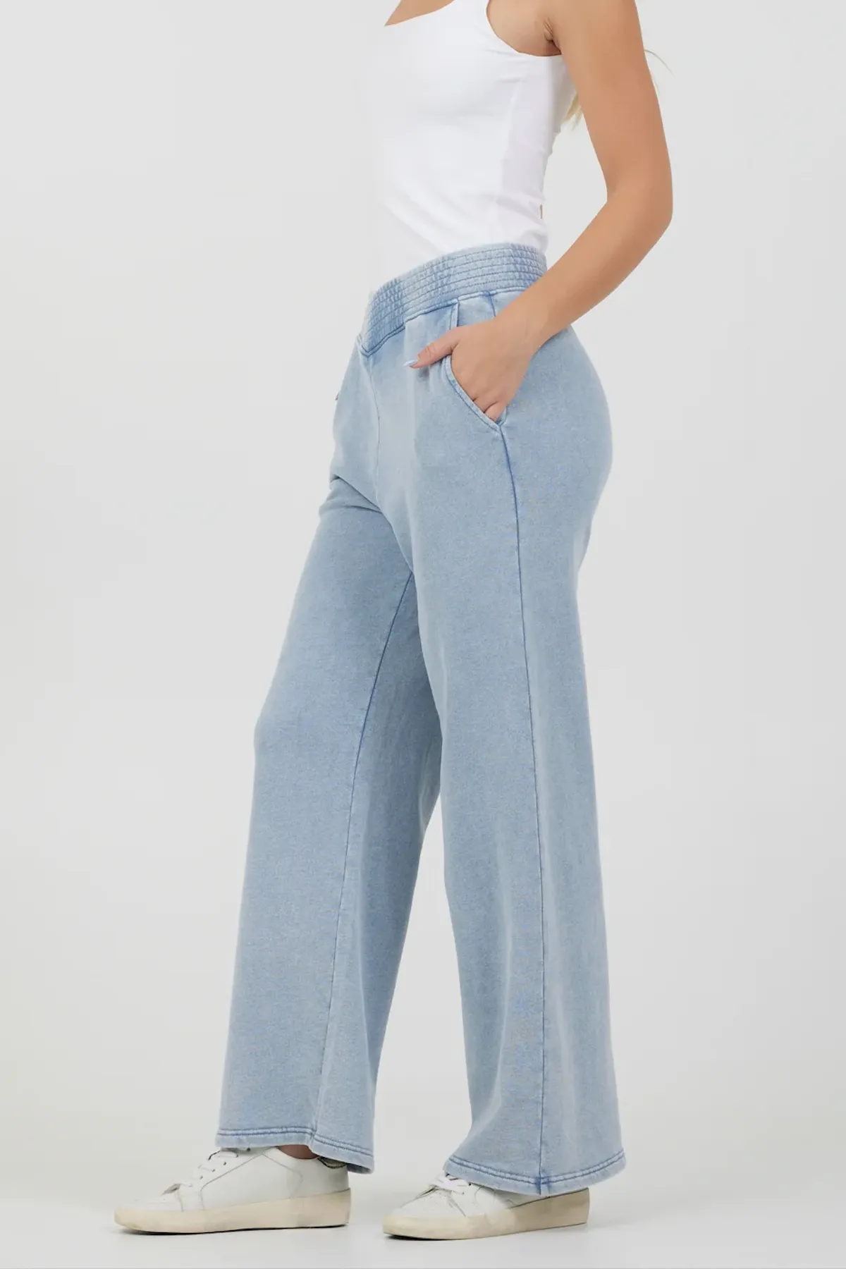 Vintage Havana Denim Fleece Pant