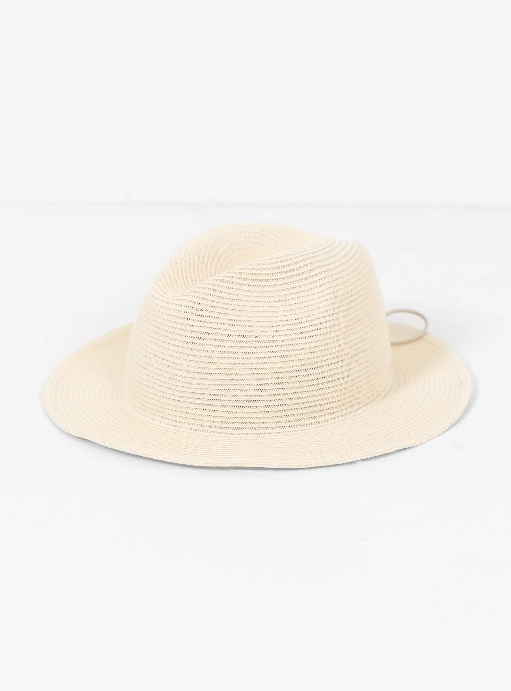 Washable Travel Hat Off White