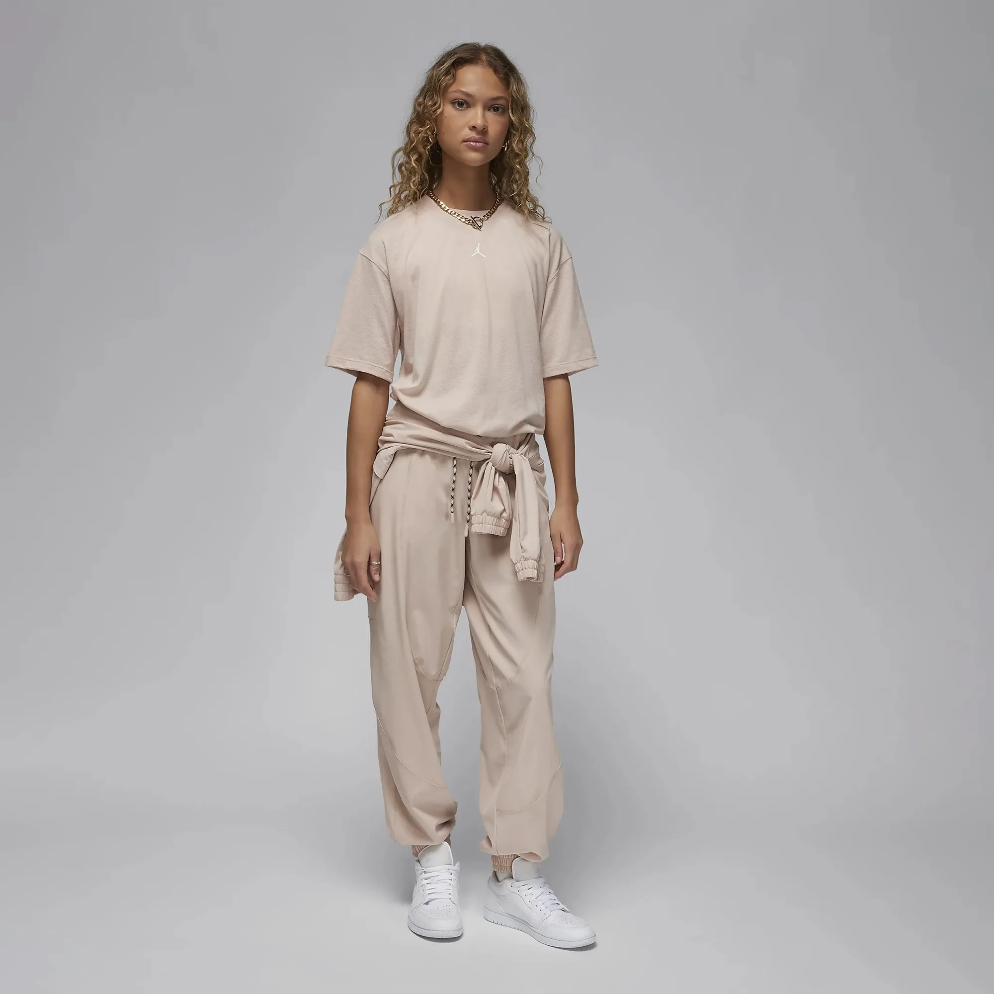 WMN'S TUNNEL PANTS 'PARTICLE BEIGE/BLACK'